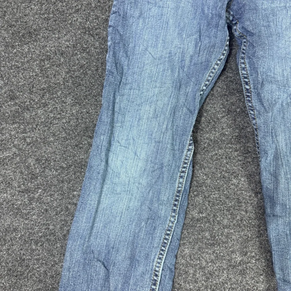 Wrangler Waldon Classic Straight Leg Jeans Boys 12 Blue Denim Cotton Regular Fit